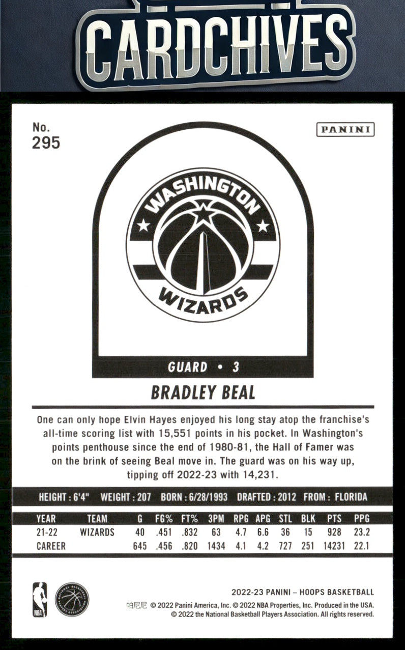 Bradley Beal 2022-23 Hoops Winter #295