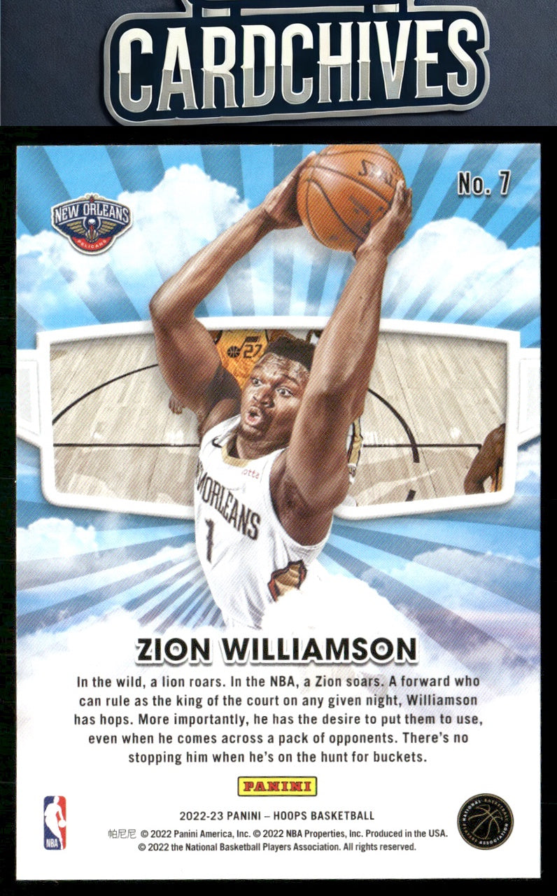 Zion Williamson 2022-23 Hoops #7 Skyview
