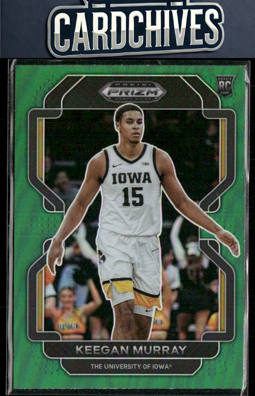 Keegan Murray 2022 Panini Prizm Draft Picks #55 Green