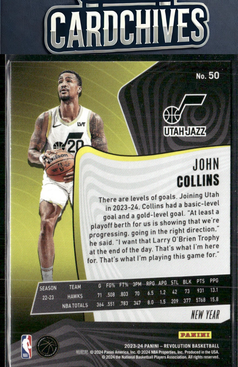 John Collins 2023-24 Panini Revolution #50 Chinese New Year