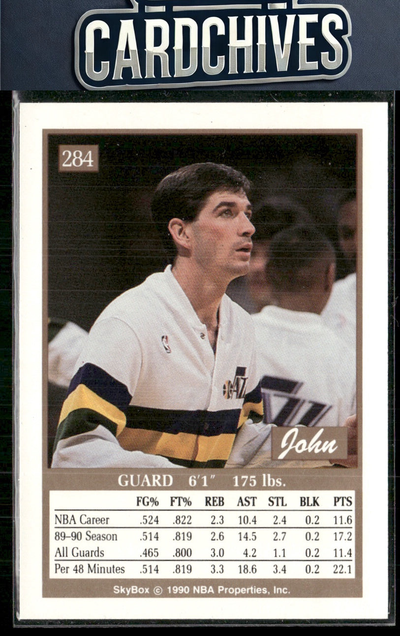 John Stockton 1990-91 SkyBox #284