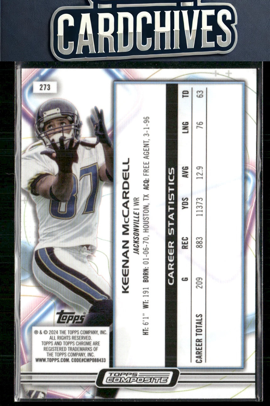 Keenan McCardell 2023 Topps Composite #273 Cosmic Chrome Nucleus