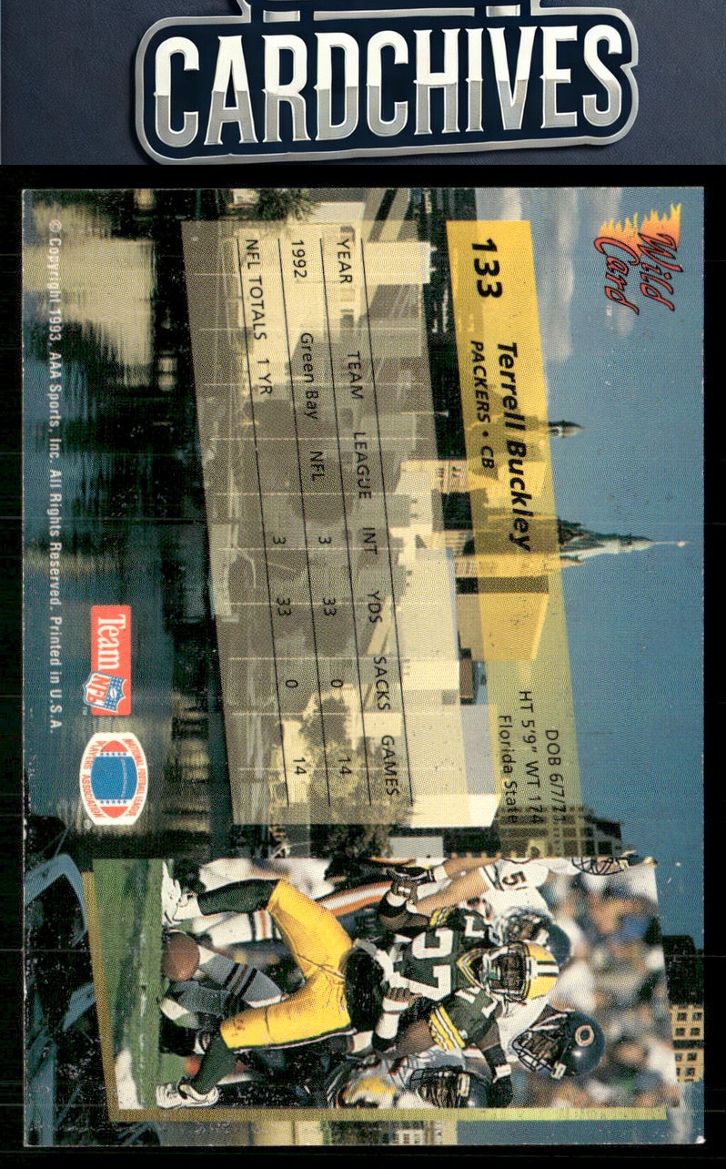 Terrell Buckley 1993 Wild Card #133
