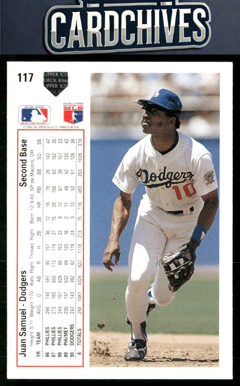 Juan Samuel 1991 Upper Deck #117