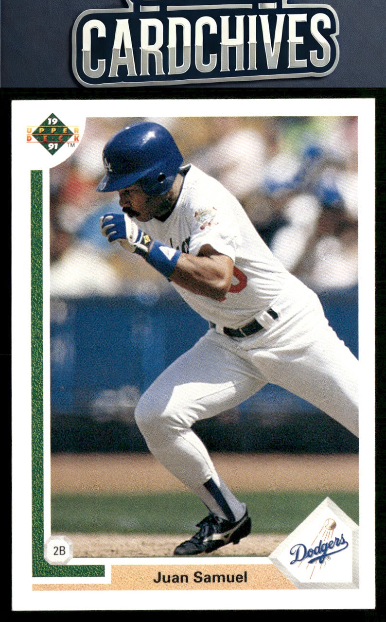 Juan Samuel 1991 Upper Deck #117