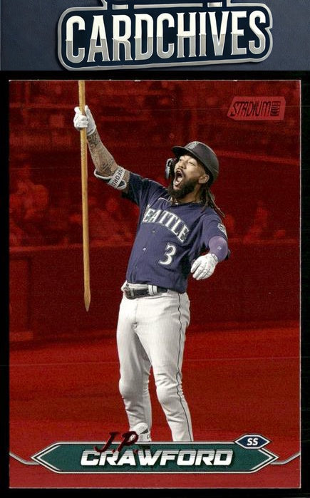 J.P. Crawford 2024 Stadium Club #289 Red Foil