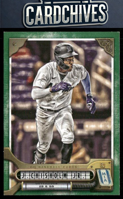 Jazz Chisholm Jr. 2022 Topps Gypsy Queen #37 Green