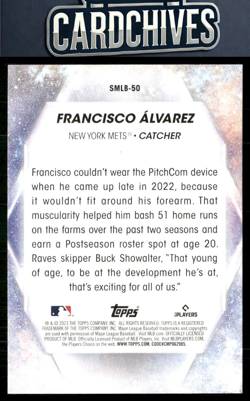 Francisco Álvarez 2023 Topps #SMLB-50 Stars of MLB