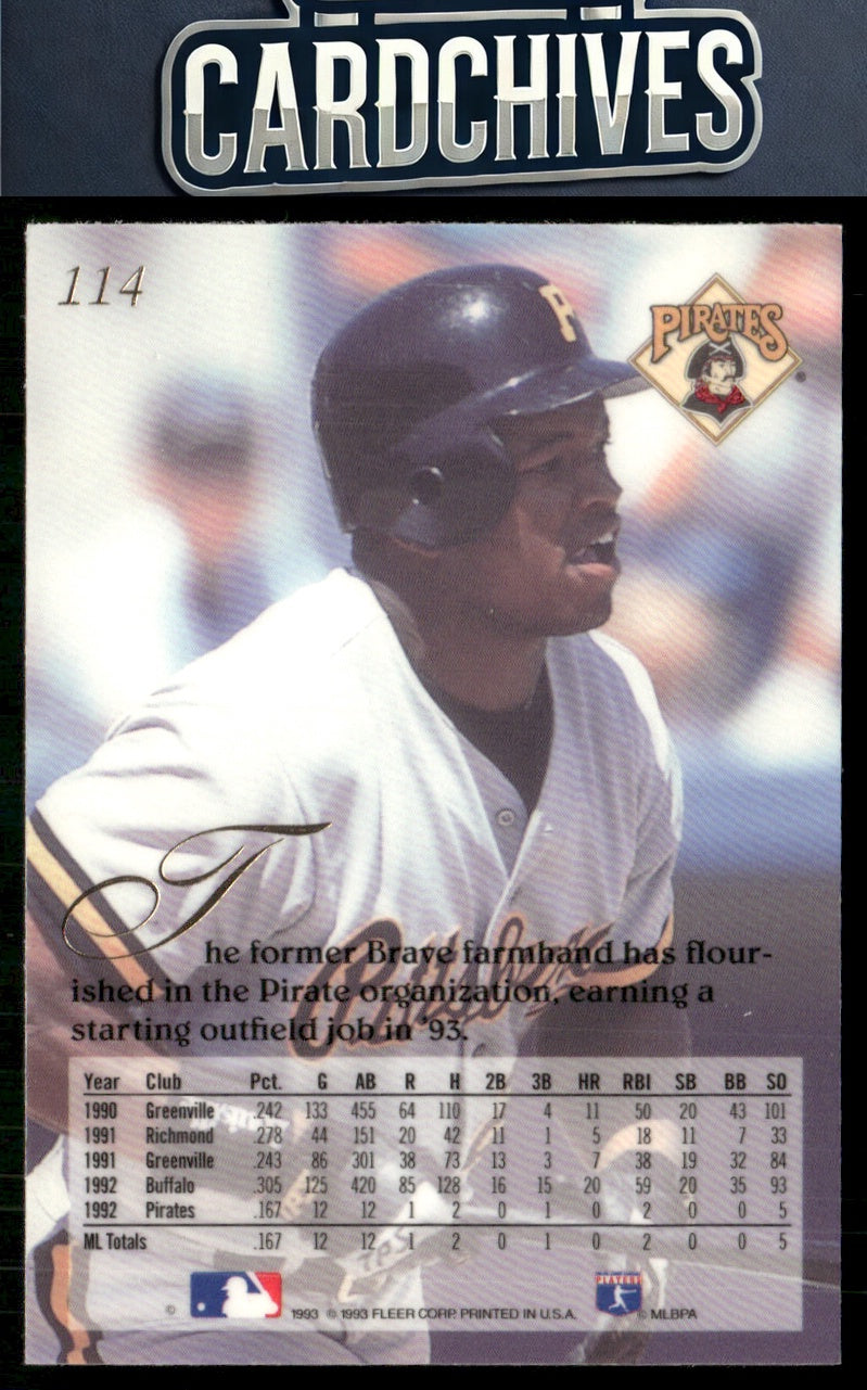 Al Martin 1993 Flair #114