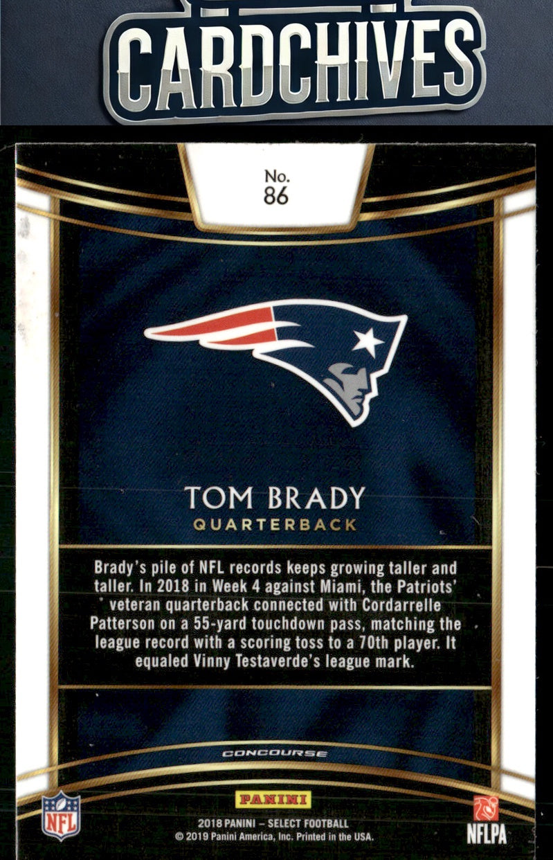 Tom Brady 2018 Panini Select #86