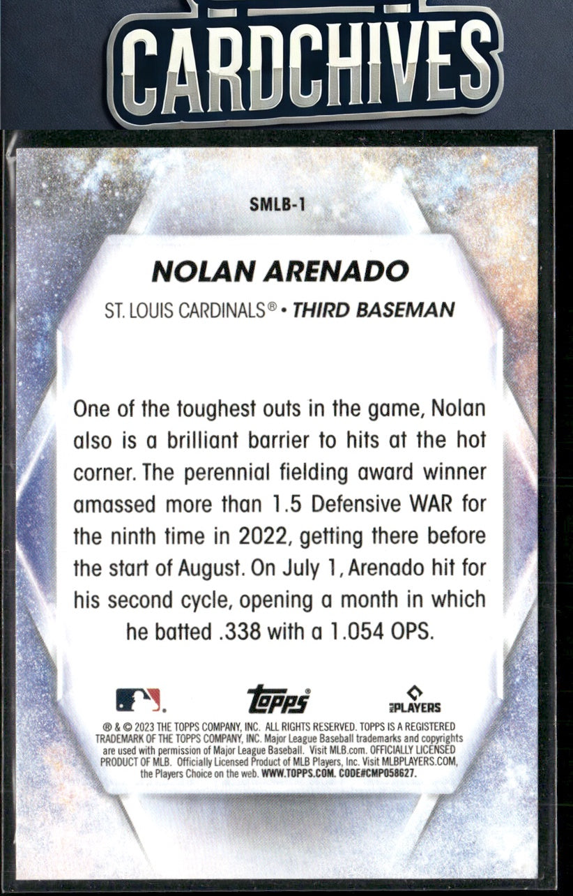 Nolan Arenado 2023 Topps #SMLB-1 Stars of MLB