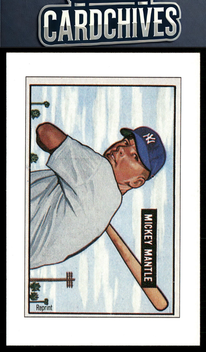 Mickey Mantle 1989 Bowman #NNO Reprint Sweepstakes