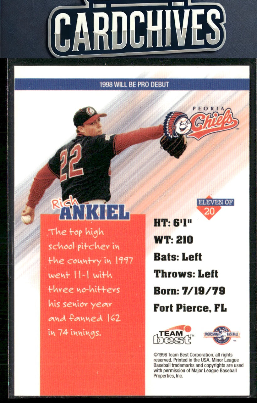 Rick Ankiel 1998 Team Best #11 Diamond Best