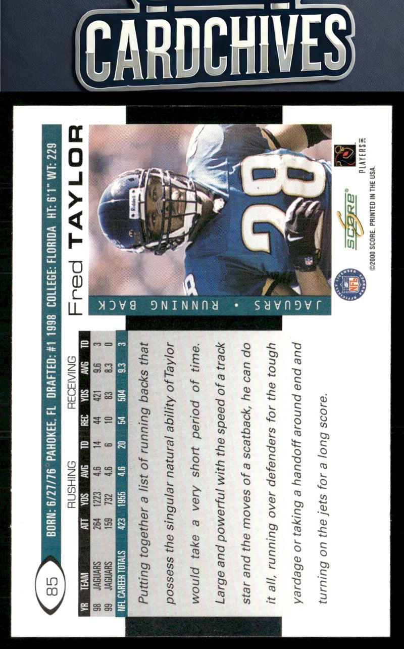 Fred Taylor 2000 Score #85