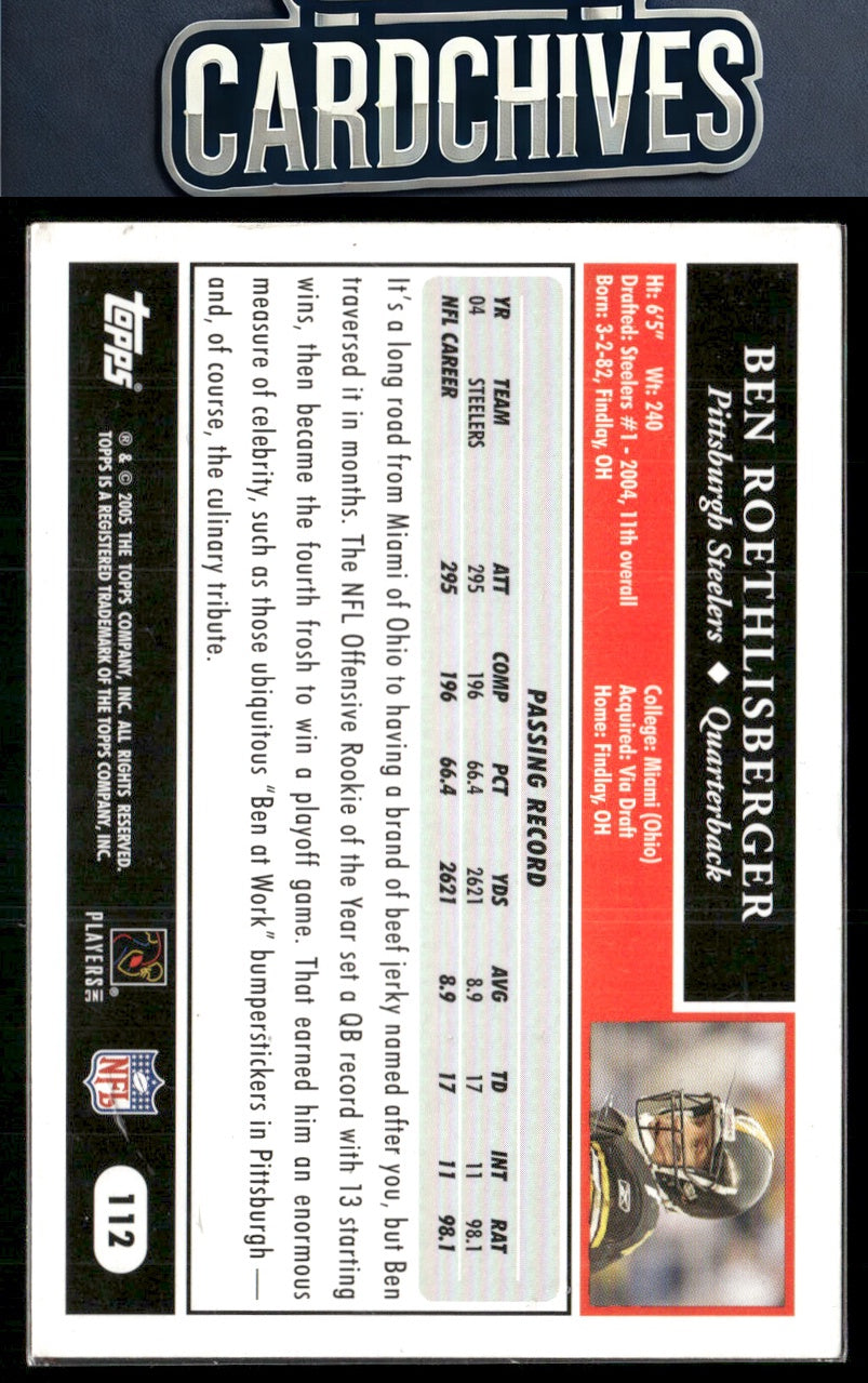 Ben Roethlisberger 2005 Topps #112