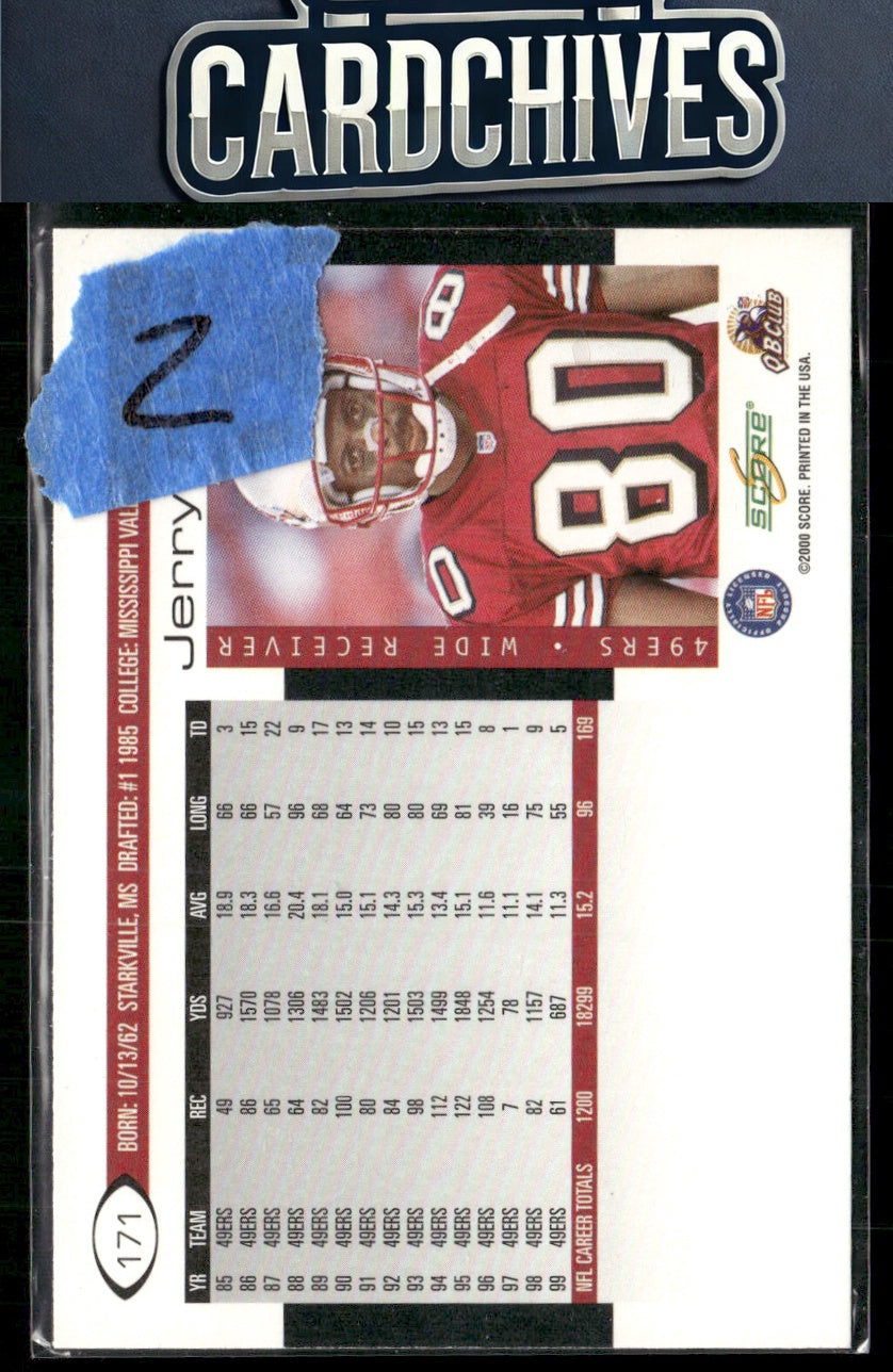 Jerry Rice 2000 Score #171