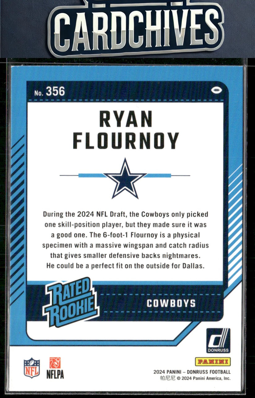 Ryan Flournoy 2024 Donruss #356 Press Proof Blue RC