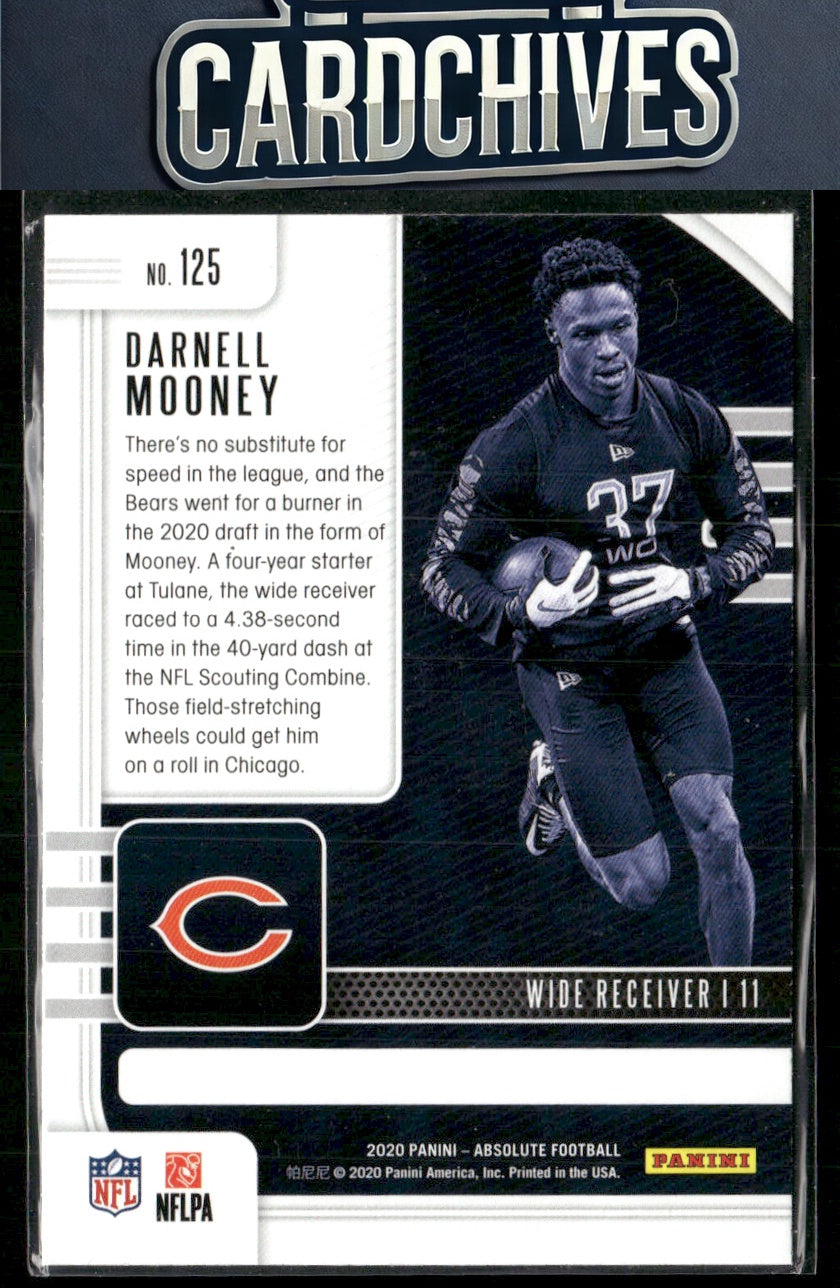 Darnell Mooney 2020 Donruss #275 Press Proof Yellow RC