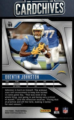 Quentin Johnston 2024 Panini Prizm #160