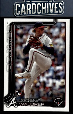 Hurston Waldrep 2025 Topps #253 Rookie RC