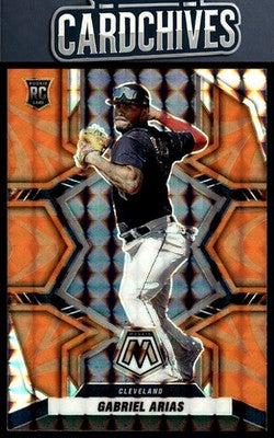 Gabriel Arias 2022 Panini Mosaic #279 Reactive Orange Mosaic