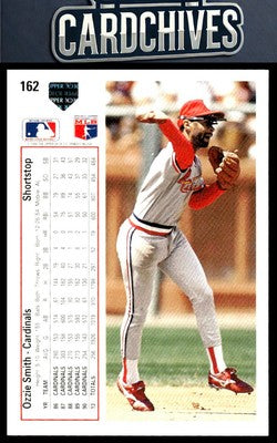 Ozzie Smith 1991 Upper Deck #162b