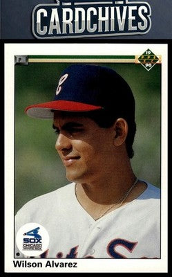 Wilson Alvarez 1990 Upper Deck #765 Rookie RC
