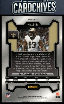Michael Thomas 2023 Panini Prizm #216 Red White and Blue