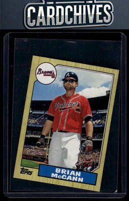 Brian McCann 2012 Topps #TM-78 1987 Topps Minis