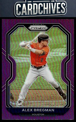 Alex Bregman 2021 Panini Prizm #60 Purple Prizm