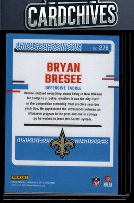 Bryan Bresee 2023 Donruss Optic #276 Rookie RC