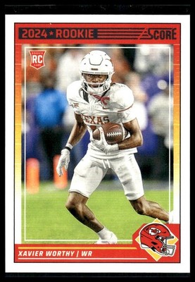 Xavier Worthy 2024 Score #324 Rookie RC