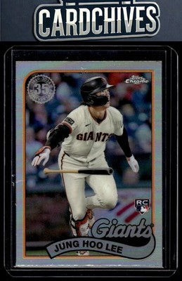 Jung Hoo Lee 2024 Topps Chrome Update #89CU-6 1989 Topps Baseball 35th