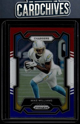 Mike Williams 2023 Panini Prizm #161 Red White and Blue
