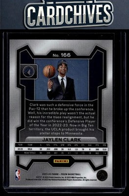 Jaylen Clark 2023-24 Panini Prizm #166 Rookie RC