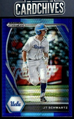 JT Schwartz 2021 Panini Prizm Draft Picks #PDP111 Blue Prizm