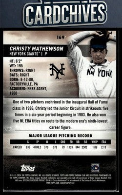 Christy Mathewson 2024 Stadium Club #169 Red Foil