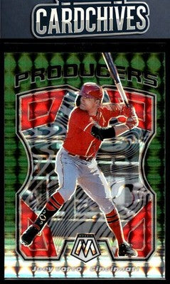 Joey Votto 2021 Panini Mosaic #P10 Producers Green