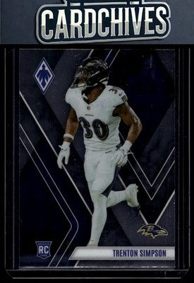 Trenton Simpson 2023 Panini Phoenix #184 Rookie RC
