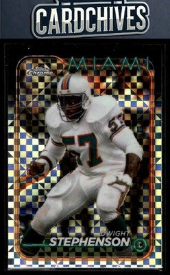 Dwight Stephenson 2024 Topps Chrome #111 X-Fractor