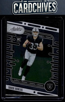 Brock Bowers 2024 Panini Absolute #113 Retail Rookie RC