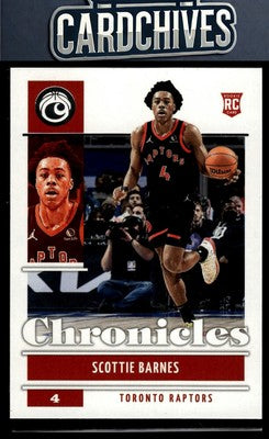 Scottie Barnes 2021-22 Panini Chronicles #47 Rookie RC