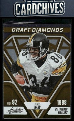 Hines Ward 2023 Panini Absolute #DD-8 Draft Diamonds