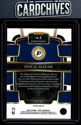 Pascal Siakam 2023-24 Panini Select #8