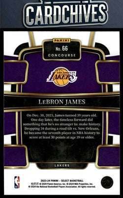 LeBron James 2023-24 Panini Select #66