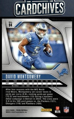 David Montgomery 2024 Panini Prizm #94