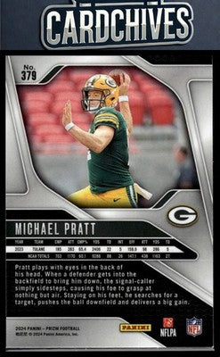 Michael Pratt 2024 Panini Prizm #379 Rookie RC