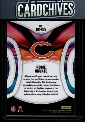 Rome Odunze 2024 Panini Rookies & Stars #RR-ROE Rookie Rush
