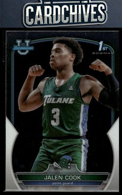 Jalen Cook 2022-23 Bowman University Chrome #25
