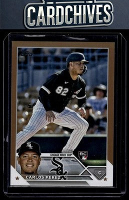 Carlos Pérez 2023 Topps #452 Gold #/2023 Rookie SN,RC